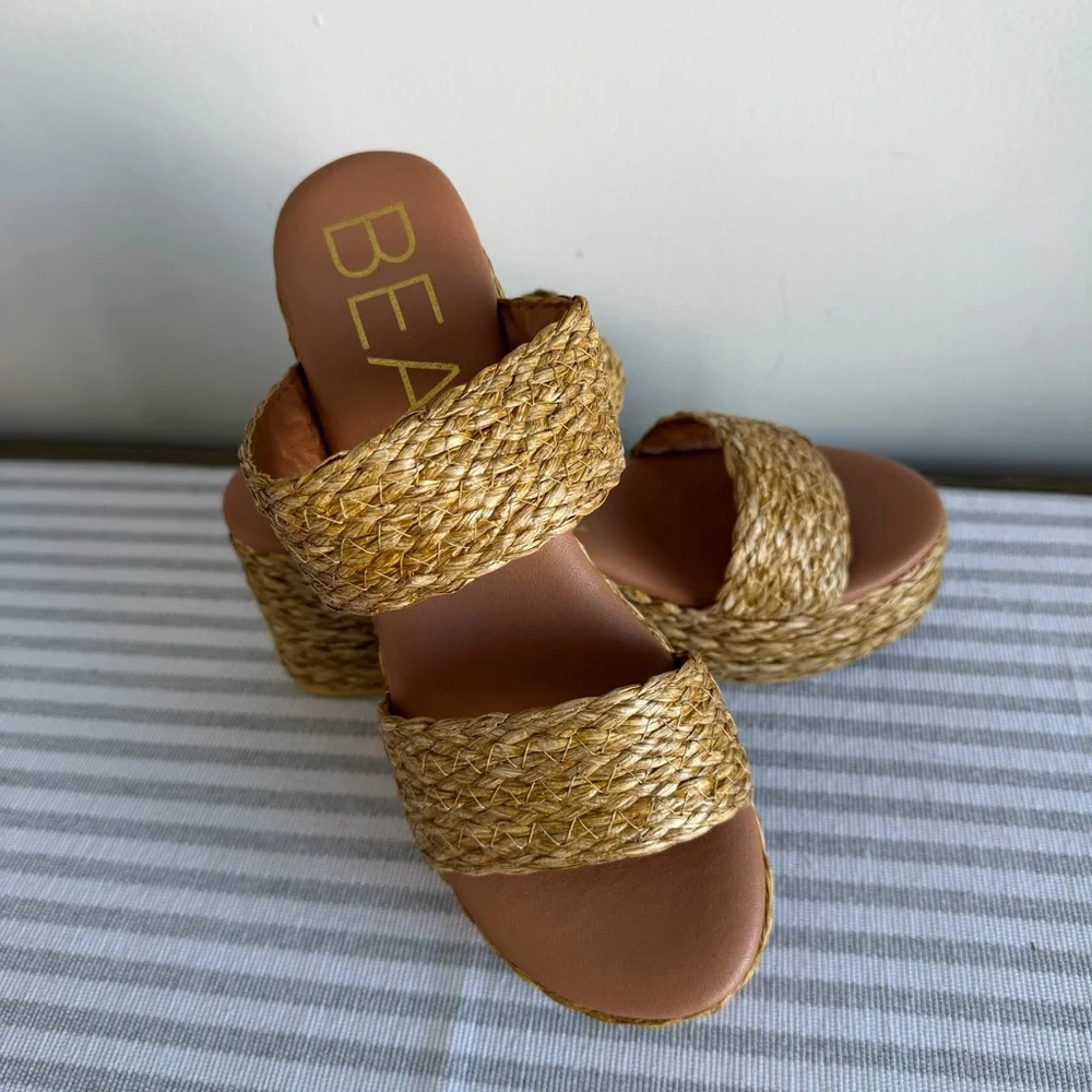 Beach by Matisse NEW Women's Ocean Ave Platform Slide Sandal Size 9 #B1289